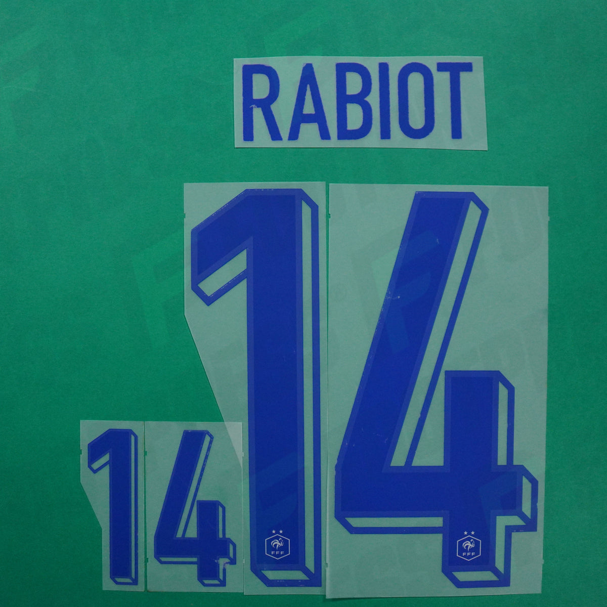 Flocage Officiel - France, Rabiot, 2024, Away, Bleu