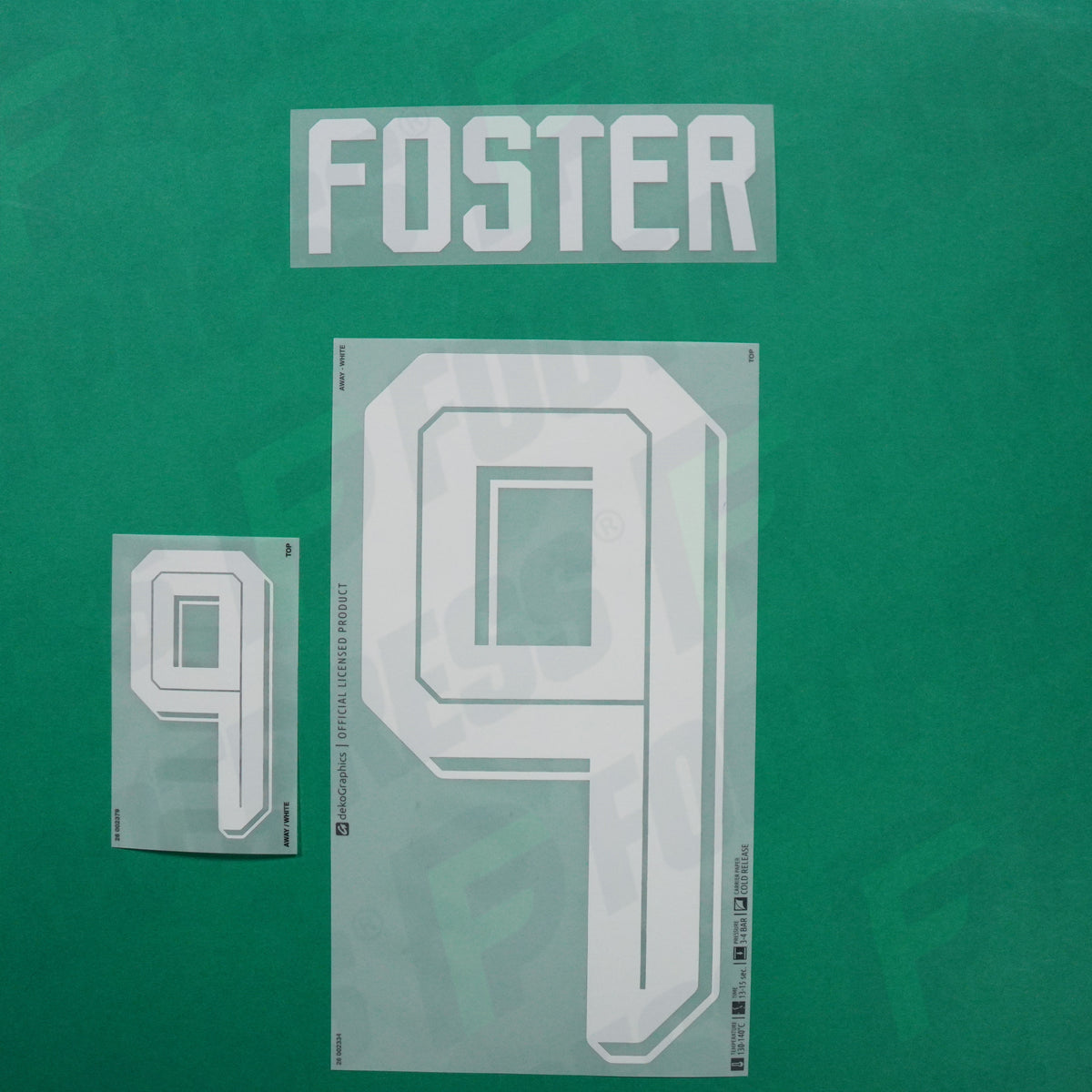 Flocage Officiel - Afrique du Sud, Foster, 2026, Away, Blanc