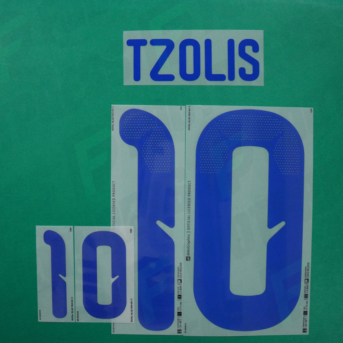 Flocage Officiel - Grèce, Tzolis, 2026, Home, Bleu foncé