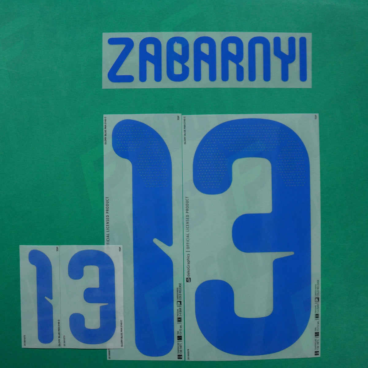 Flocage Officiel - Ukraine, Zabarnyi, 2026, Home, Bleu foncé