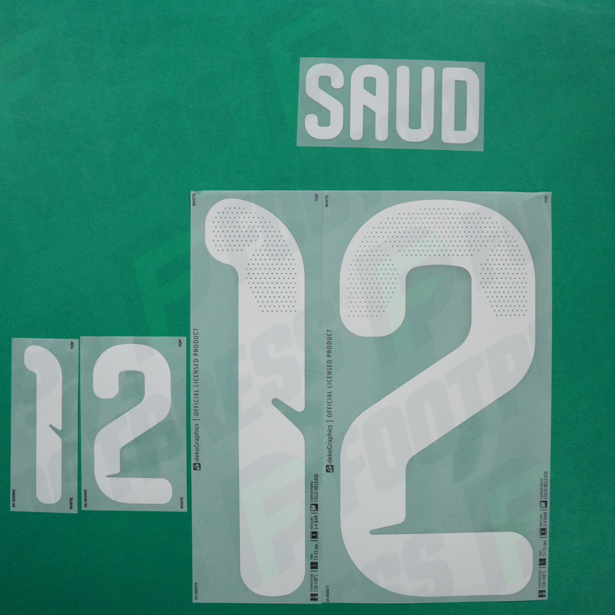 Flocage Officiel - Arabie saoudite, Saud, 2026, Home, Blanc