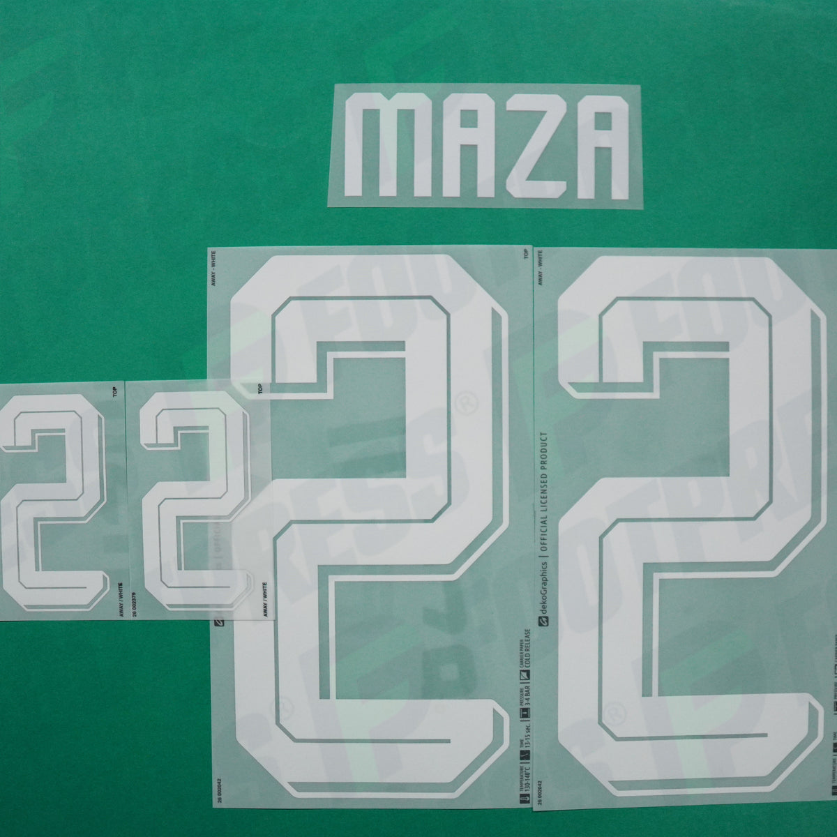 Flocage Officiel - Algérie, Maza, 2026, Away, Blanc
