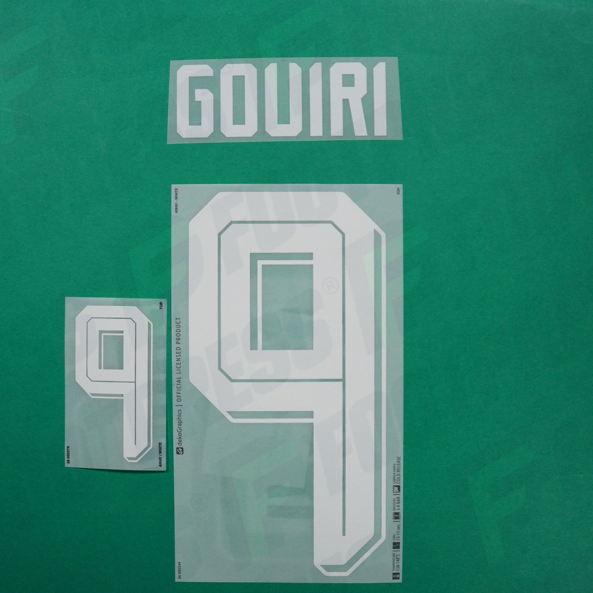 Flocage Officiel - Algérie, Gouiri, 2026, Away, Blanc