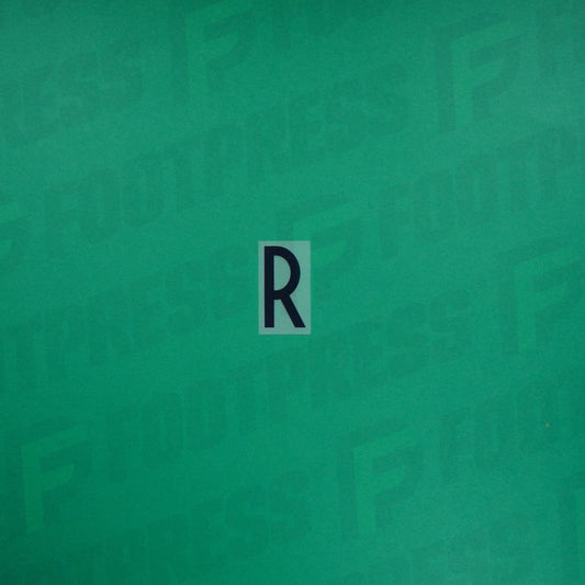 Flocado oficial - Francia 1 estrella, Letra "R", 2018, Visitante, Azul