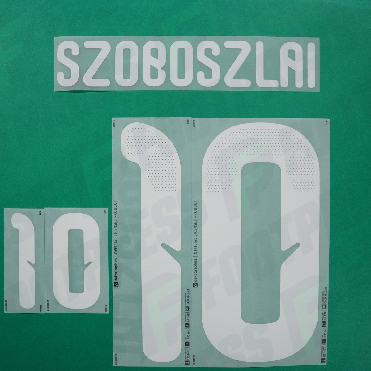 Flocage Officiel - Hongrie, Szoboszlai, 2026, Home, Blanc