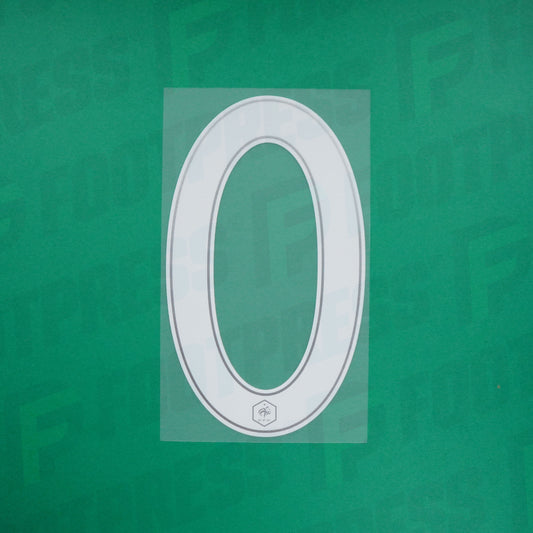 Flocado Oficial - Francia, Gran Número 0, 2016, Casa, Blanco