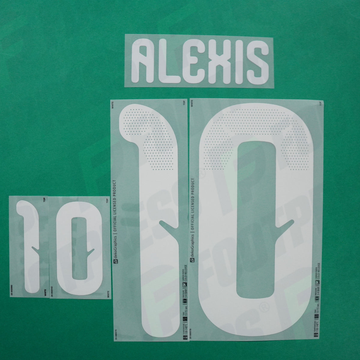 Flocage Officiel - Chili, Alexis, 2026, Home, Blanc