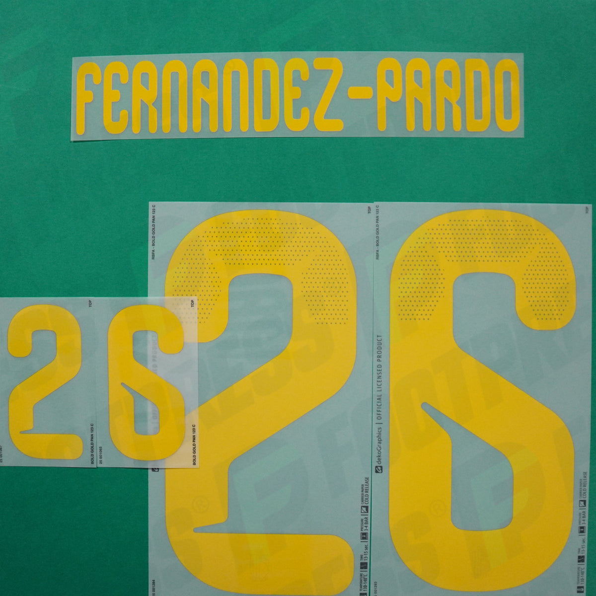 Flocage Officiel - Belgique, Fernandez-Pardo, 2026, Home, Jaune
