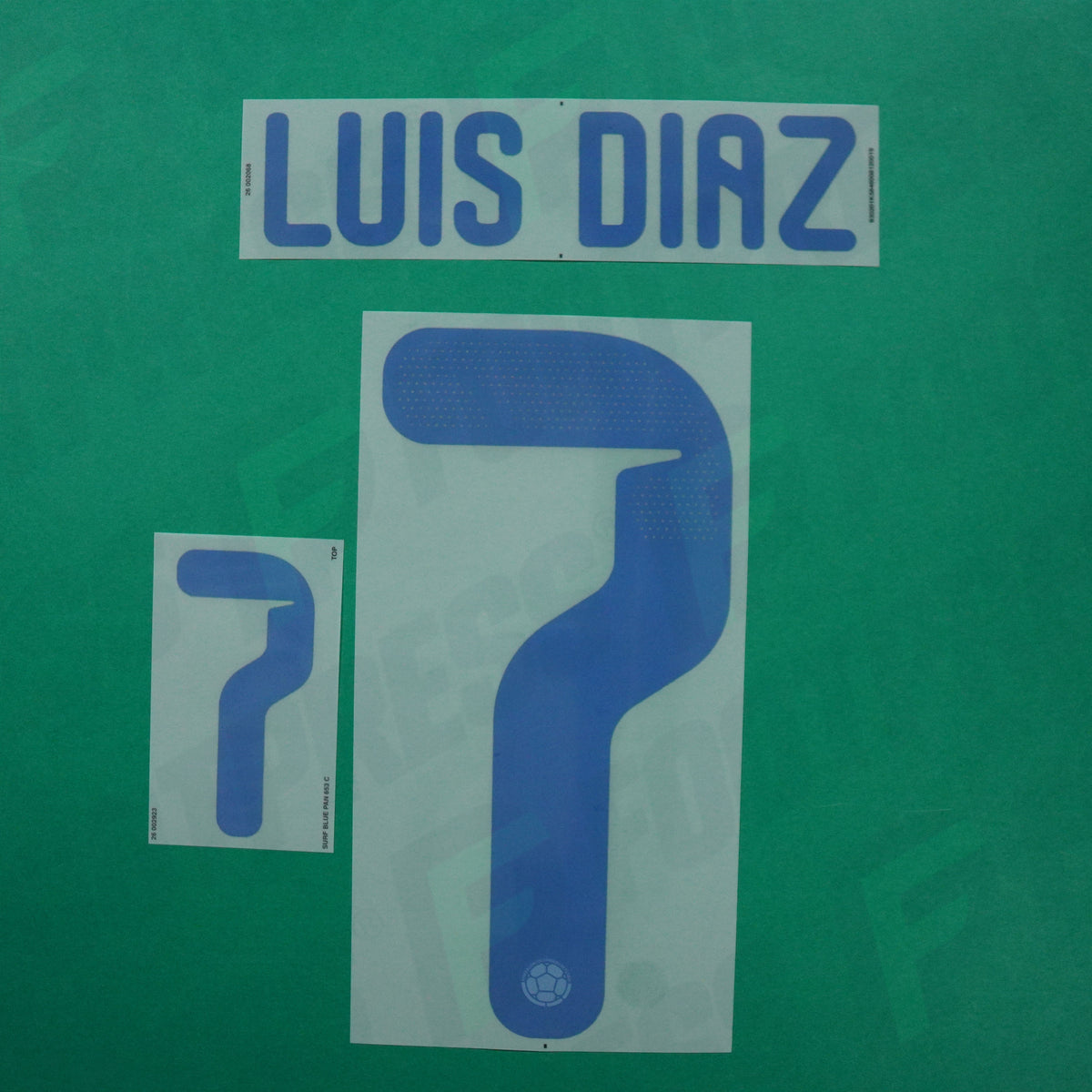 Flocage Officiel - Colombie, Luis Díaz, 2026, Home, Bleu