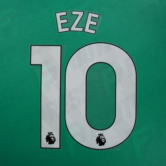 Flocage Officiel - Arsenal, Eze, 2023-2027, Premier League, Blanc