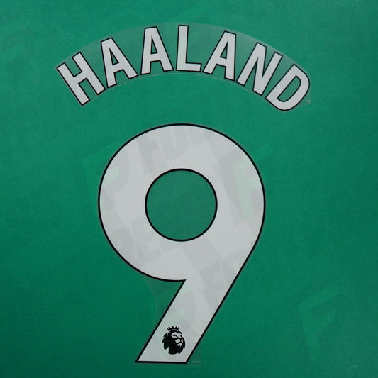 Flocage Officiel - Manchester City, Haaland, 2023-2027, Premier League, Blanc