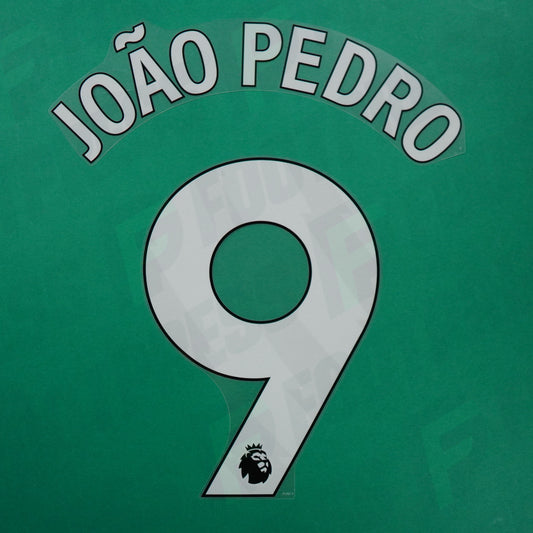 Flocage Officiel - Chelsea, João Pedro, 2023-2027, Premier League, Blanc