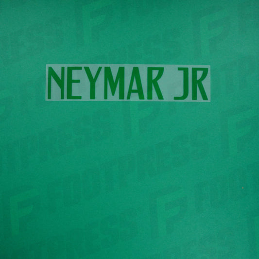 Flocage Officiel - Brésil, Neymar JR, 2018, Home, Vert
