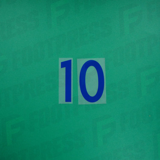 Flocado Oficial - Inglaterra, Pequeño Número 10, 2016, Casa, Azul