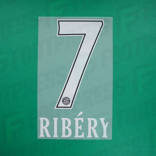Flocado Oficial - Bayern Munich, Ribery, 2010/2011, Local, Blanco