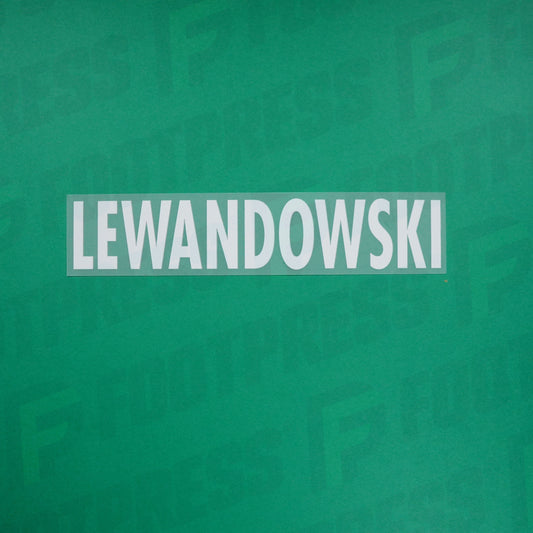 Flocado Oficial - Bayern Munich, Lewandowski, Local, Blanco
