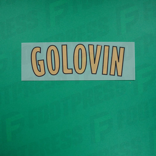 Flocage Officiel - AS Monaco, Golovin, Crème