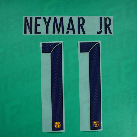 Flocado Oficial - FC Barcelona, ​​​​Neymar JR, 2015/2016, Segunda, Azul/Amarillo