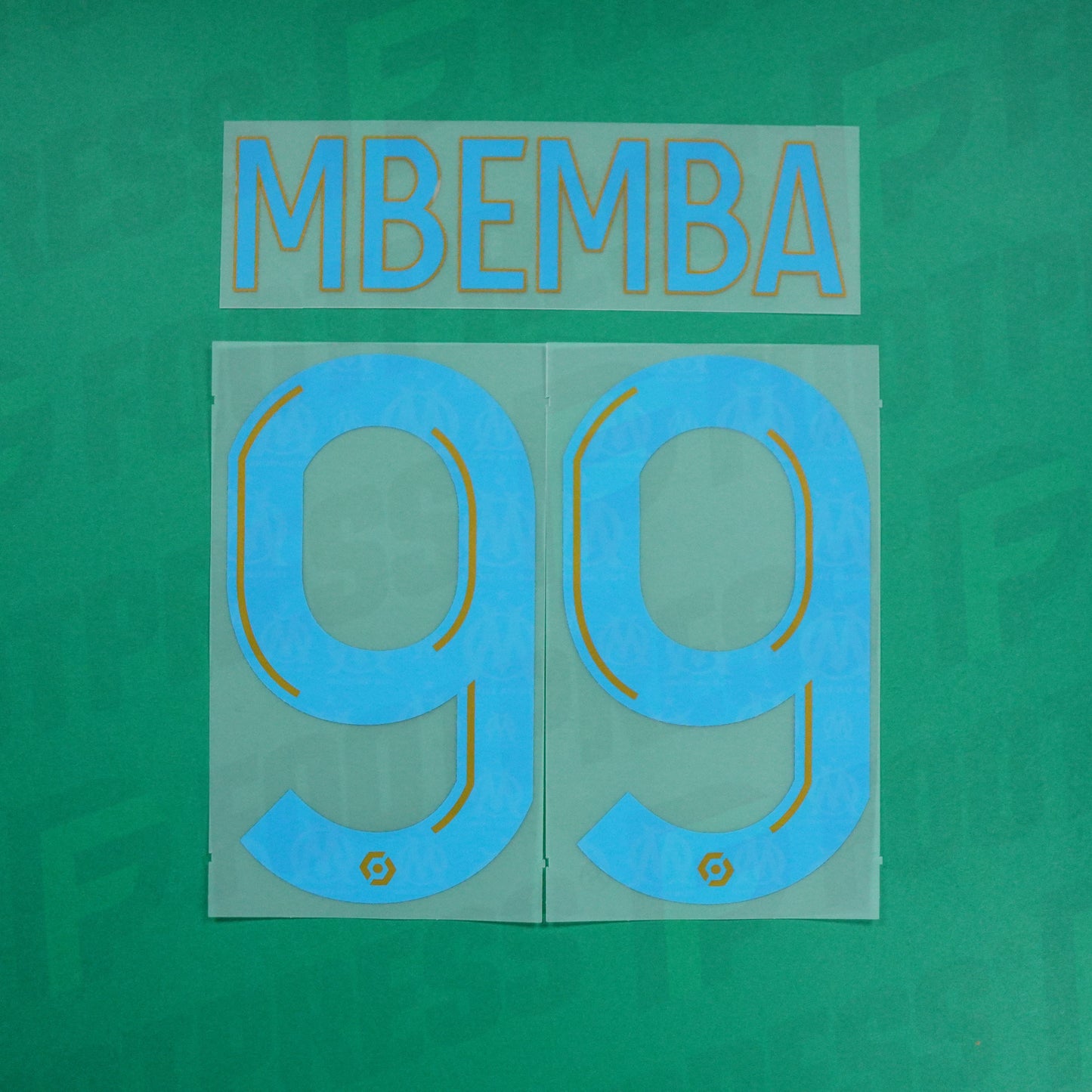 Flocage Officiel - Olympique de Marseille, Mbemba, 2023/2024, Home, Bleu