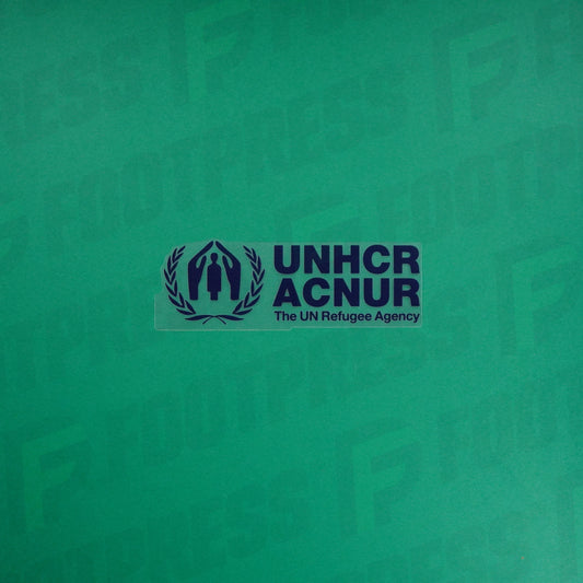Flocage Officiel - FC Barcelone, UNHCR ACNUR, Bleu foncé