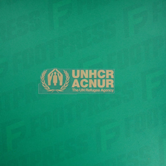 Flocage Officiel - FC Barcelone, UNHCR ACNUR, Doré