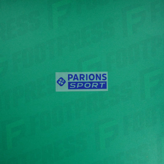Flocage Officiel - Olympique de Marseille - Parions Sport, (Grand), 2023/2024, Home, Bleu (OM)