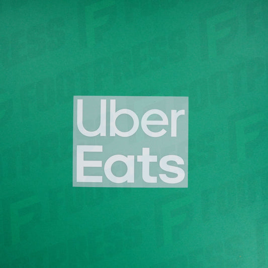 Flocage Officiel - Uber Eats, Grand, Blanc