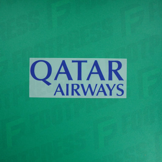Flocage Officiel - Paris Saint-Germain, Qatar Airways, 2022/2023, Third, Bleu