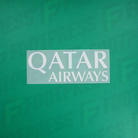 Flocage Officiel - Paris Saint-Germain, Qatar Airways, 2022/2023, Home, Blanc