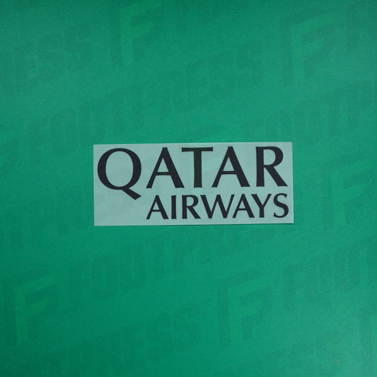 Flocage Officiel - Paris Saint-Germain ENFANT, Qatar Airways, 2022/2023, Away JUNIOR, Noir