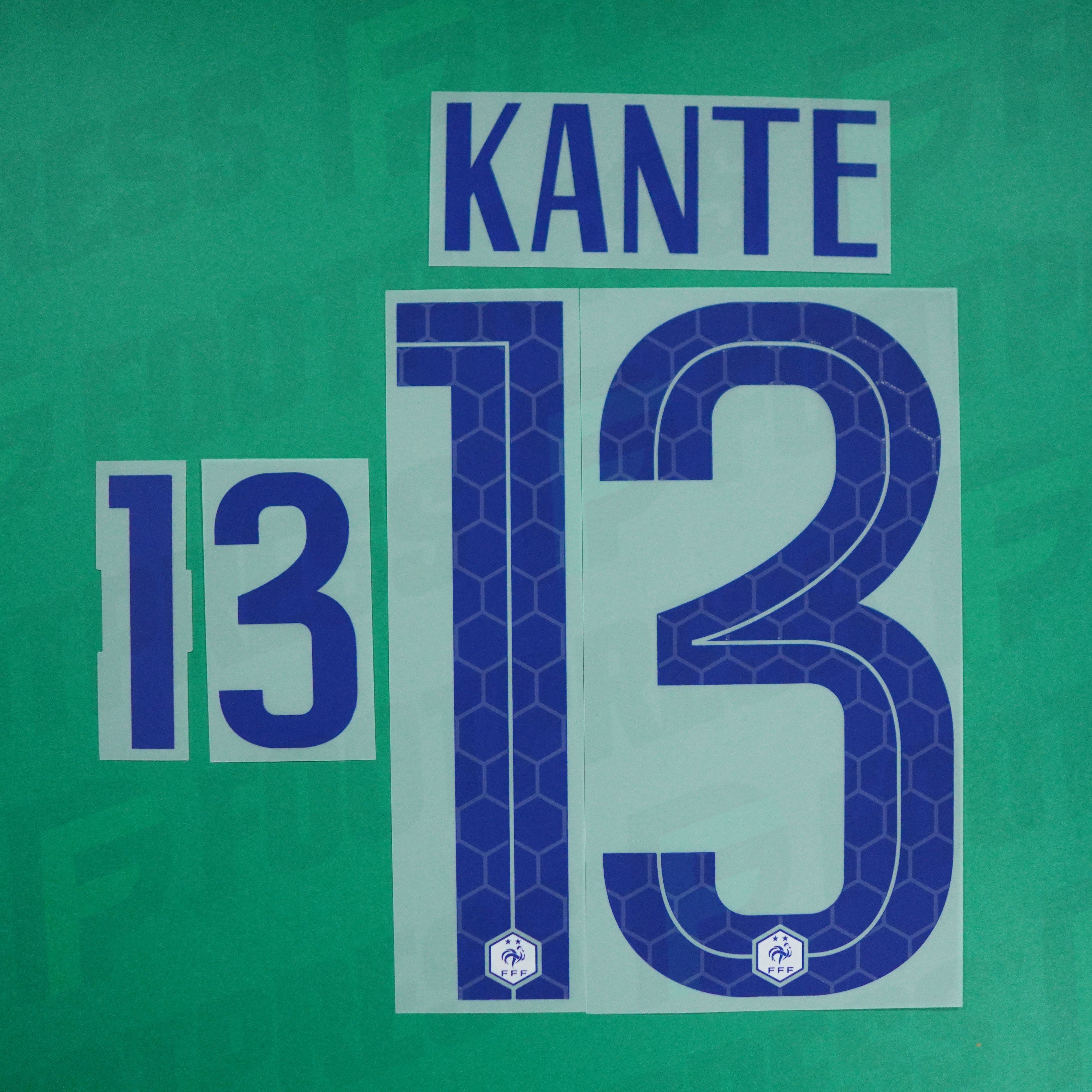 Flocage Officiel - France ENFANT, Kanté, 2020, Home JUNIOR, Blanc – Footpress Flocage Officiel - France ENFANT, Kanté, 2020, Home JUNIOR, Blanc – Footpress