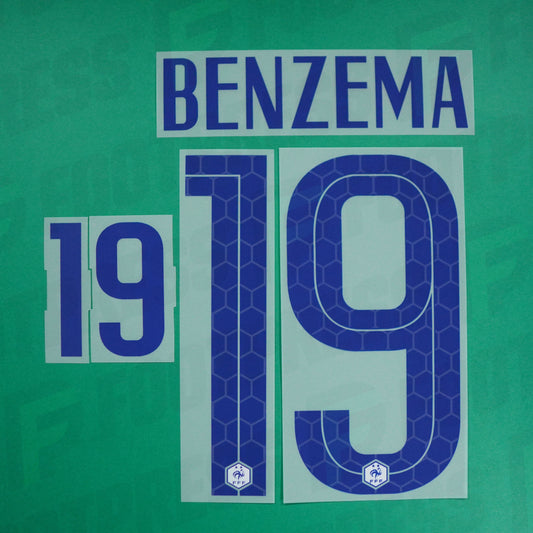 Flocado Oficial - Francia, Benzema, 2020, Visitante, Azul