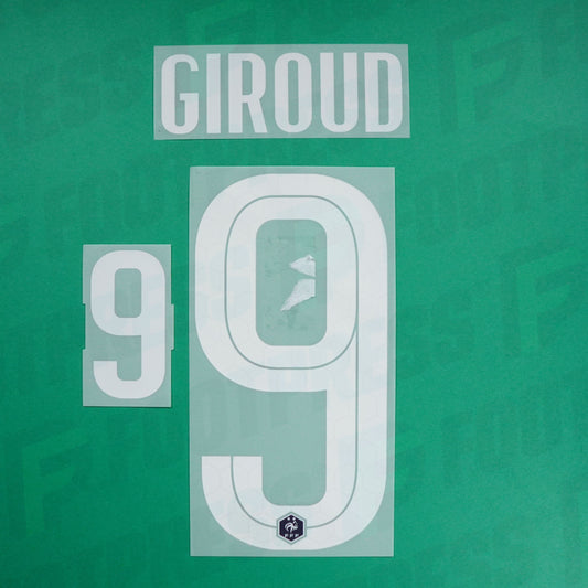 Flocado Oficial - Francia, Giroud, 2020, Casa, Blanco