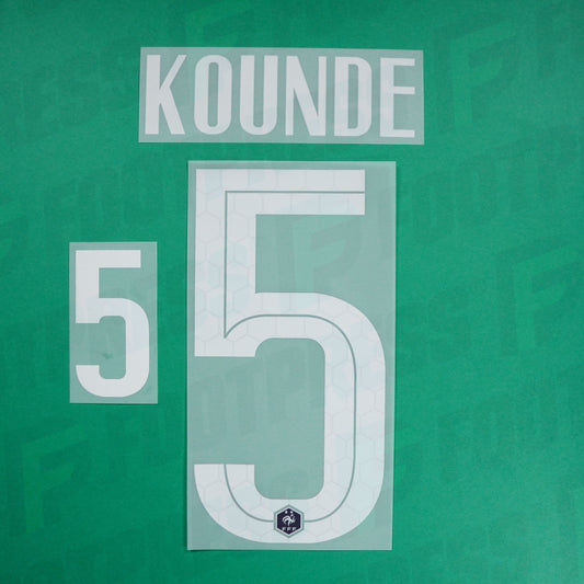 Flocado Oficial - Francia, Koundé, 2020, Casa, Blanco