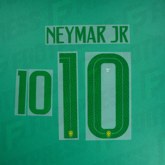 Flocado oficial - Brasil NIÑO, Neymar JR, WC 2018, Local JUNIOR, Verde,