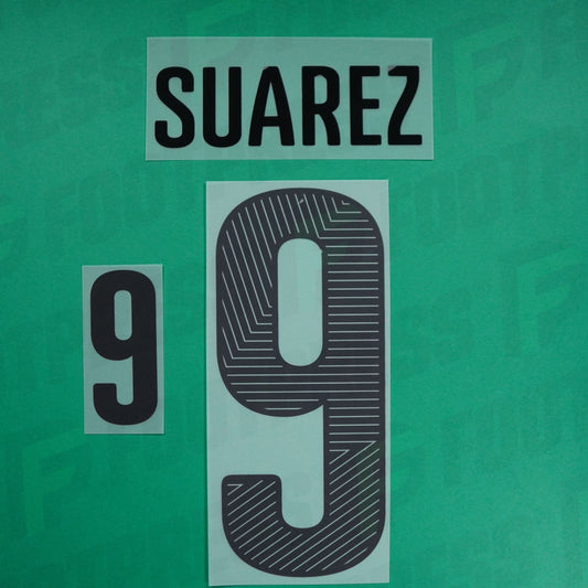 Flocado Oficial - Uruguay, Suarez, WC 2014, Local, Negro,