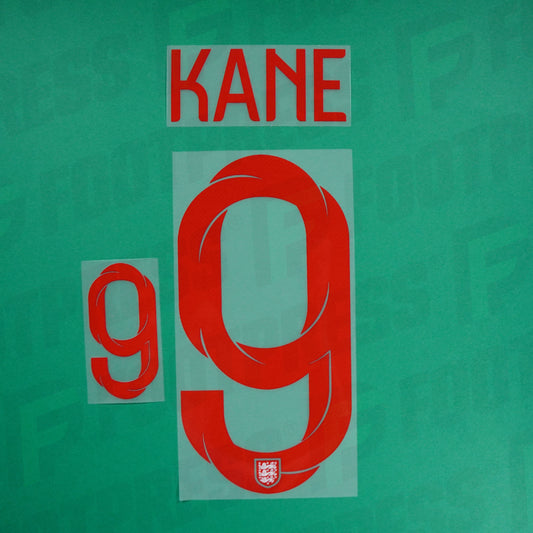 Official Nameset - England, Kane, WC 2018, Home, Red,