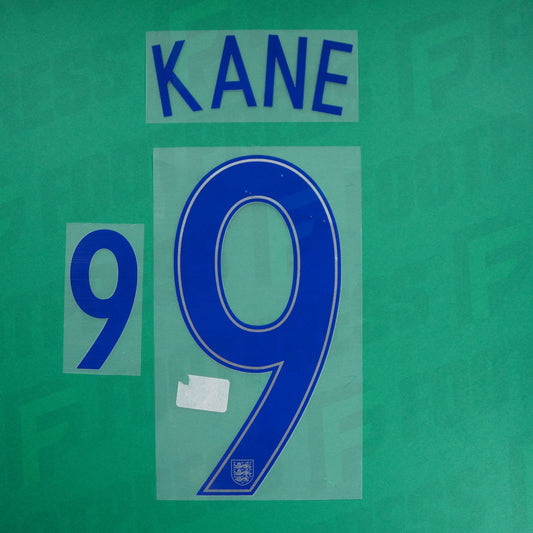 Official Nameset - England, Kane, Euro 2016, Home, Blue,