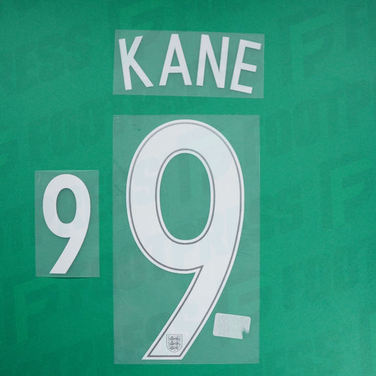 Flocage Officiel - Angleterre, Kane, Euro 2016, Away, Blanc