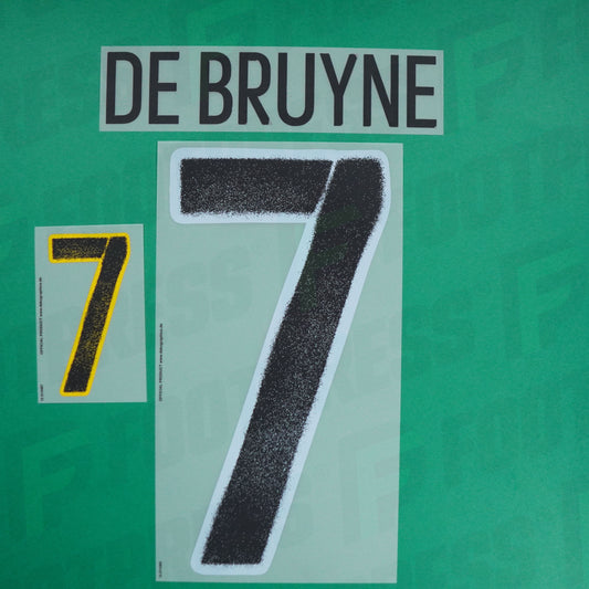 Flocado Oficial - Bélgica, De Bruyne, Eurocopa 2016, Visitante, Azul