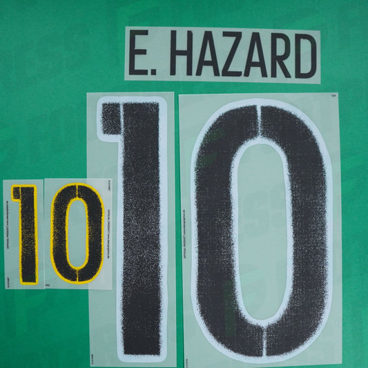 Flocado Oficial - Bélgica, Hazard, Eurocopa 2016, Visitante, Azul