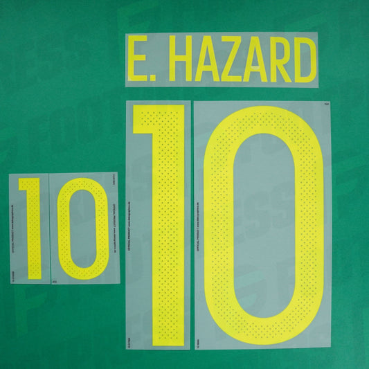 Flocado Oficial - Bélgica, Hazard, Eurocopa 2016, Local, Amarillo