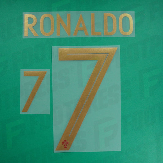 Flocado Oficial - Portugal, Ronaldo, 2018, Local, Golden