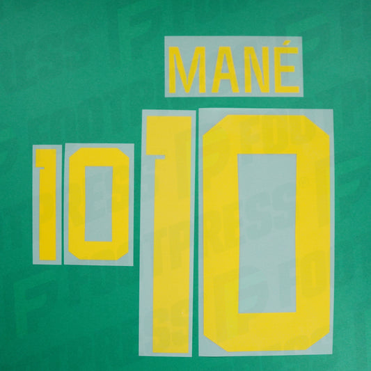 Flocado Oficial - Senegal, Mané, 2022, Segunda, Amarillo