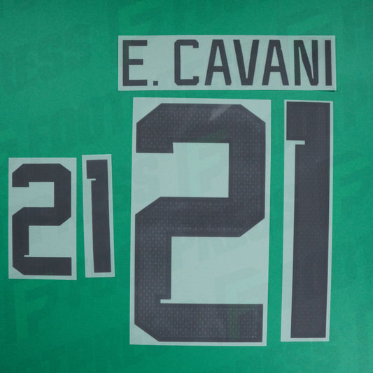 Official Nameset - Uruguay, Cavani, 2022, Home / Away, Black