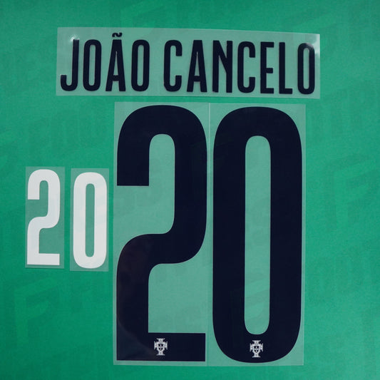 Flocage Officiel - Portugal, Joao Cancelo, 2022, Away, Bleu foncé