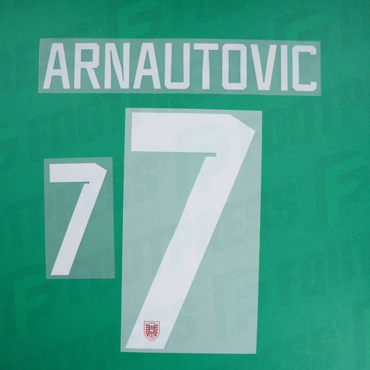 Flocado Oficial - Austria, Arnautovic, 2022, Casa, Blanco