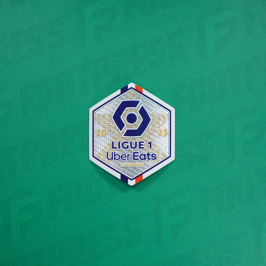 Flocage Officiel - Patch, Paris Saint-Germain, Champions de France, 2023 (PSG - Badge)