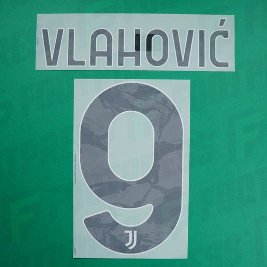 Flocage Officiel - Juventus, Vlahovic, 2022/2023, Home, Noir