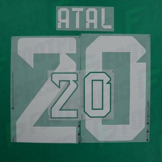 Flocage Officiel - Algérie, Atal, 2022, Away, Blanc